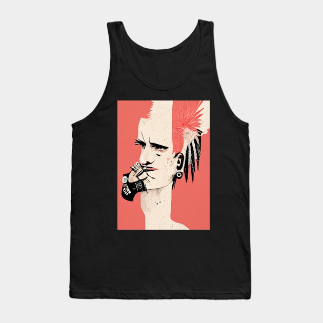 Creative Punk Tank Top by deificusArt